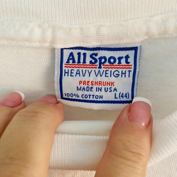 Vintage Fall Fest 2000 Shirt Mens Large White Long Sleeve USA 00s single stitch - Picture 4 of 7